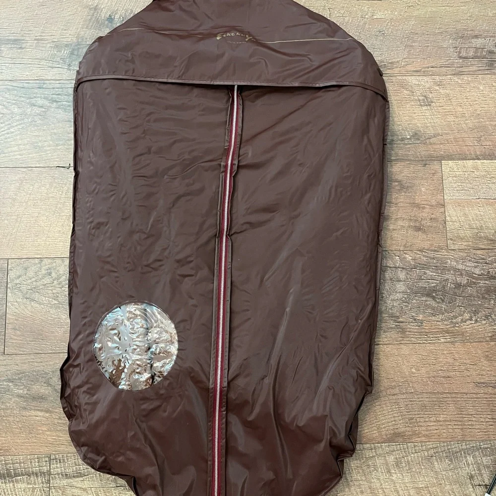 Faconnable Vintage Brown Leather Bomber Jacket - Picture 7 of 9